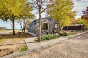 Cozy waterfront cabins with stunning lake views.